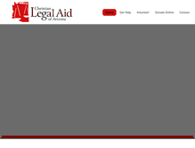 Tablet Screenshot of christianlegalaidaz.com